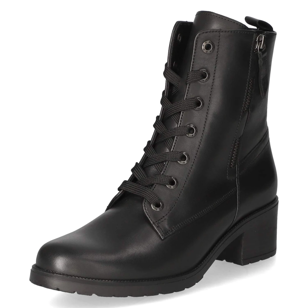 GaborSchnürstiefeletten - schwarz (Micro)