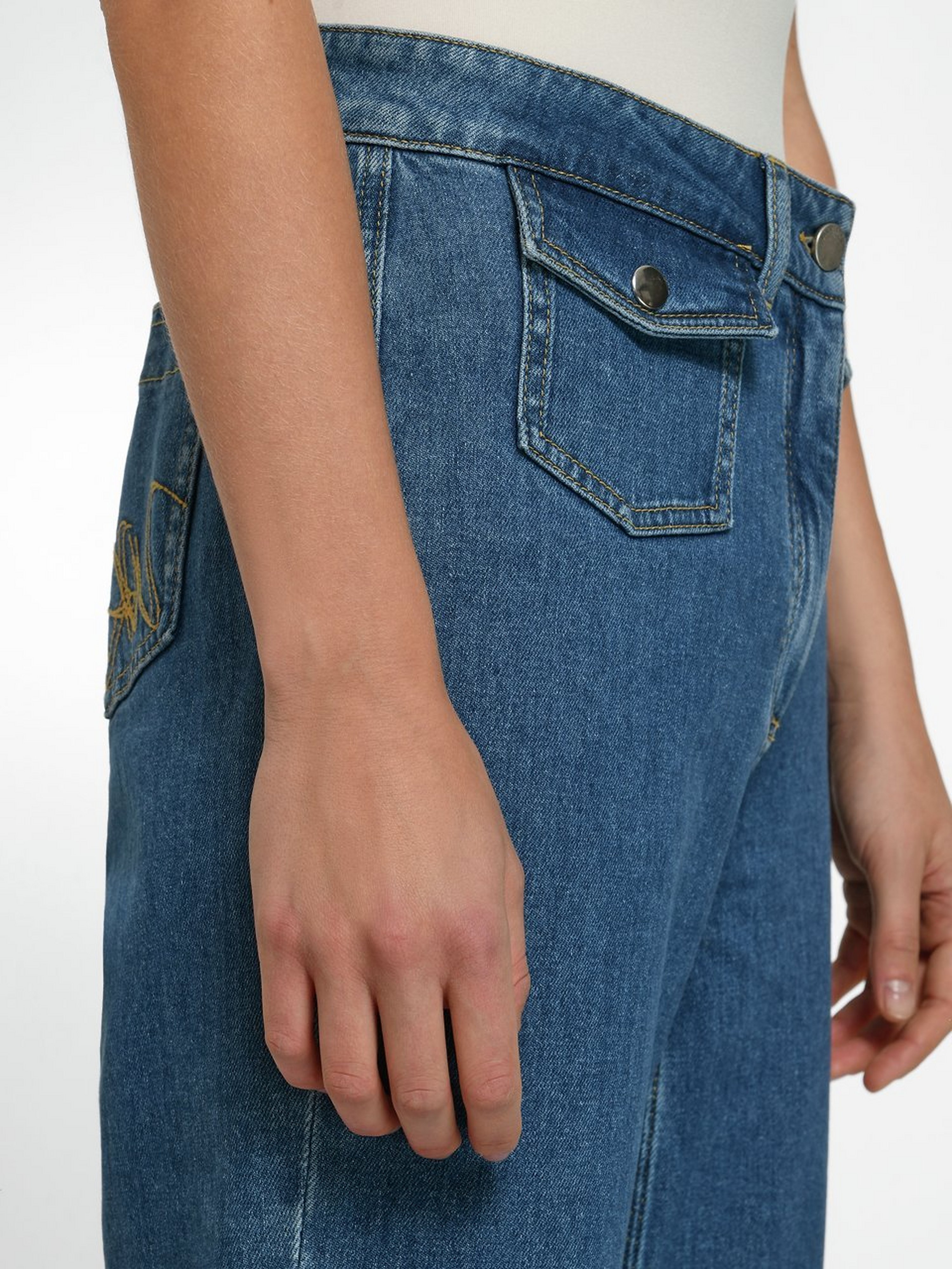 High Waist-Jeans