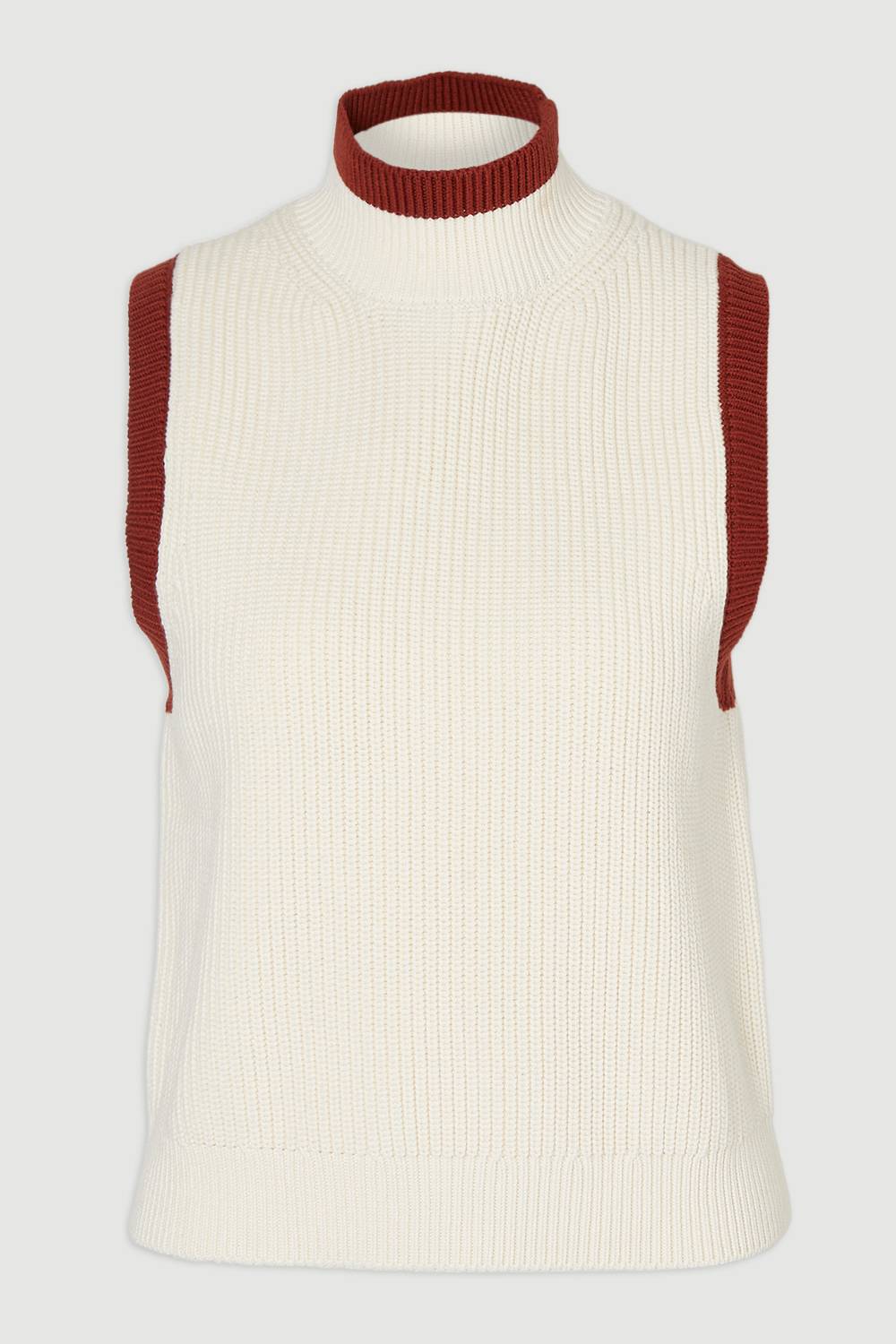 KarenMillen Débardeur en tricot de coton côtelé