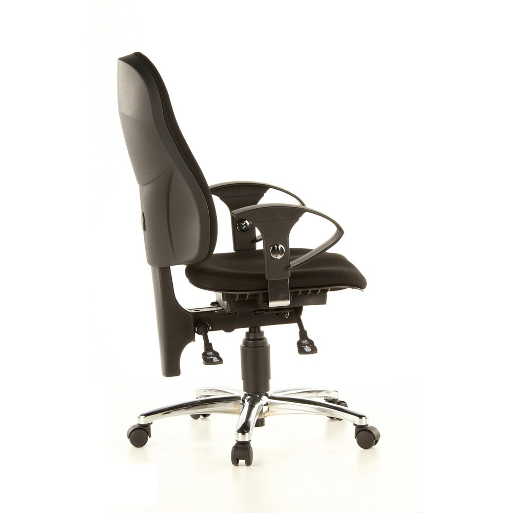 Profi Bürostuhl SITNESS 10 Stoff mit Armlehnen (höhenverstellbar) Topstar