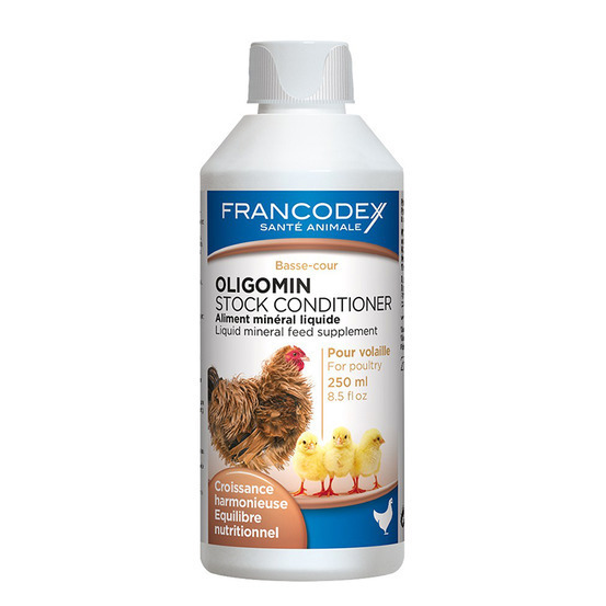 Aliment minéral liquide, pour volaille: Oligomin 250ml