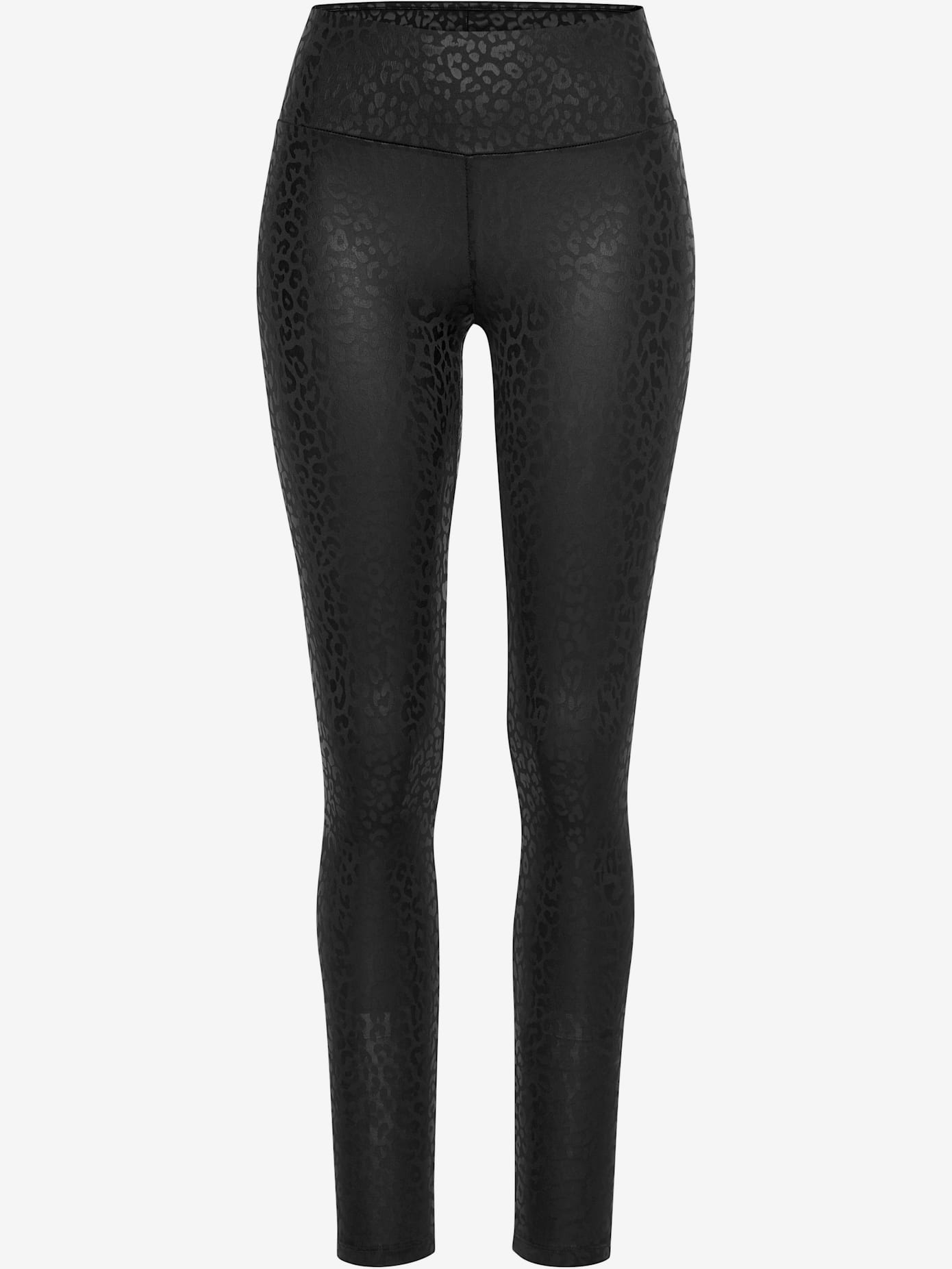 Legging avec imprimé animal légèrement brillant