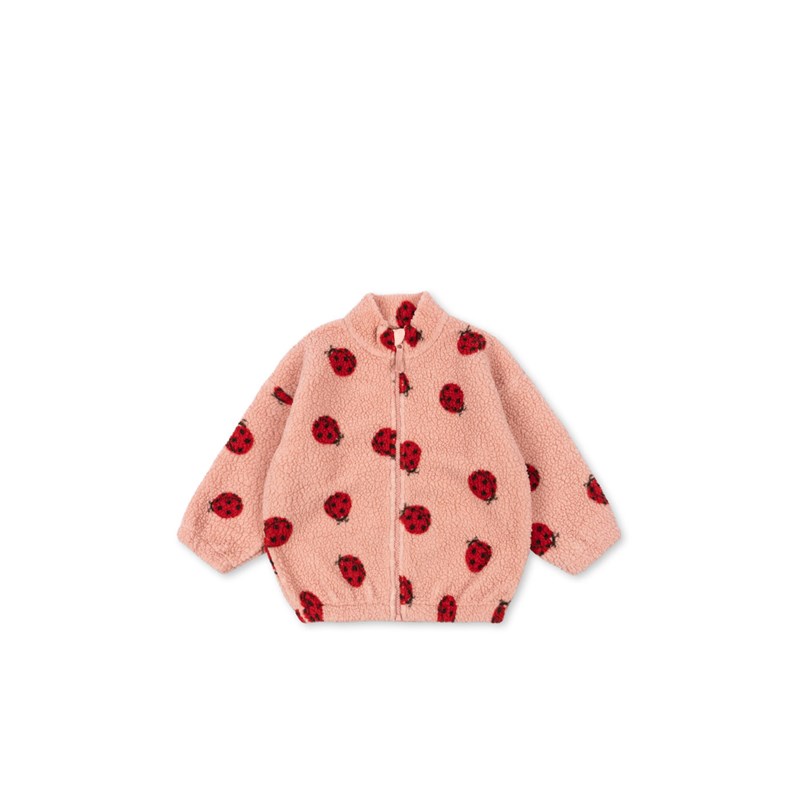 Konges Sløjd<br>Jakke Jody Teddy Ladybug Pink 18 mdr.
