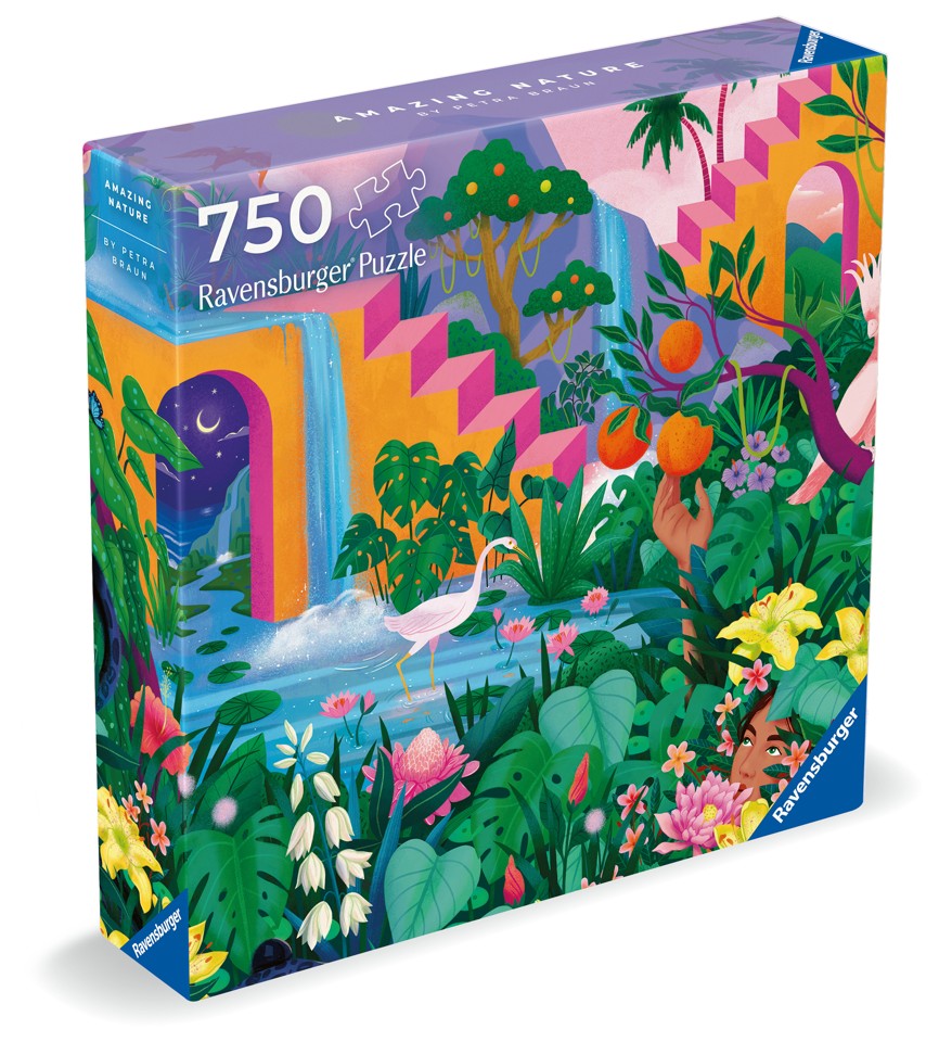 Ravensburger - Puslespil Art&Soul - Amazing Nature 750 brikker