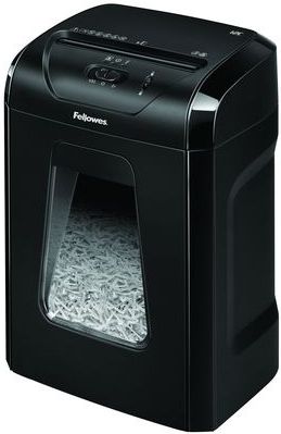 Fellowes Powershred 12C papiervernietiger Kruisversnippering 22,5 cm Zwart