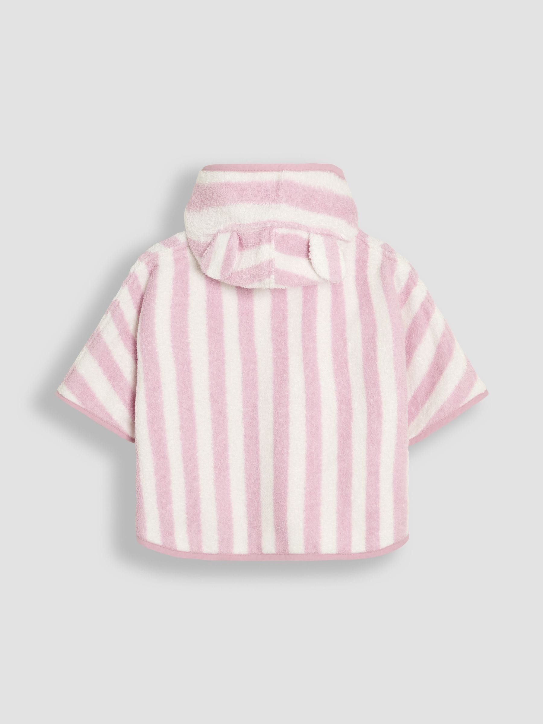 JoJo Maman Bébé 100% Cotton Stripe Towelling Poncho