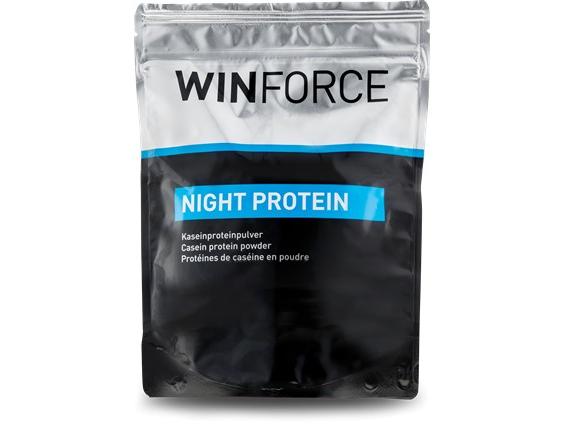WINFORCE Pulver Night Protein Kakao, 600 g Kaseinproteinpulver mit Molkenprotein