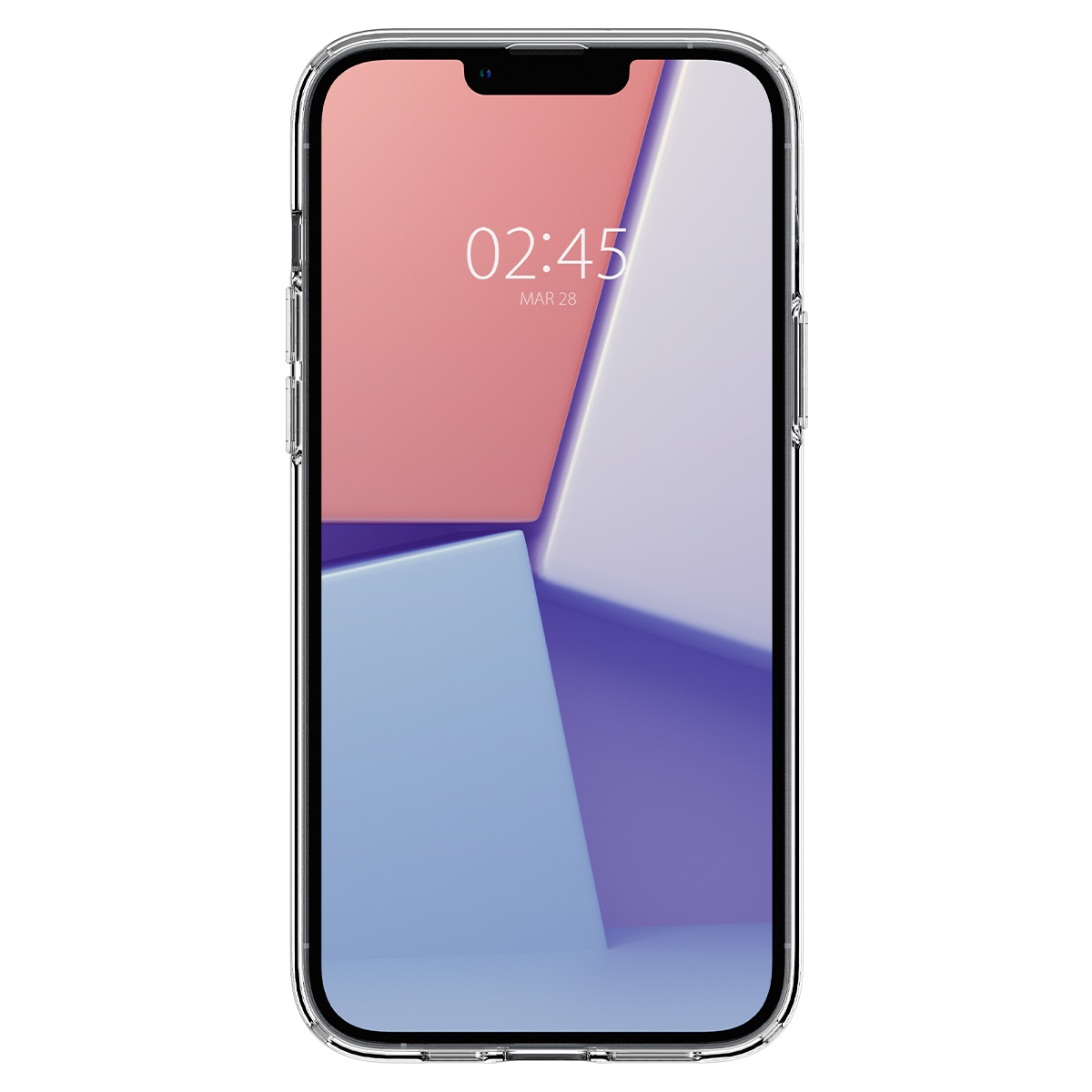 iPhone 15 Liquid Crystal Case Gummi Hülle (ACS06786) - Transparent