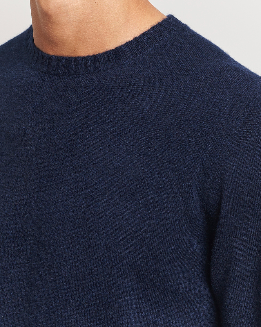 Stenströms Cashmere Crewneck Navy