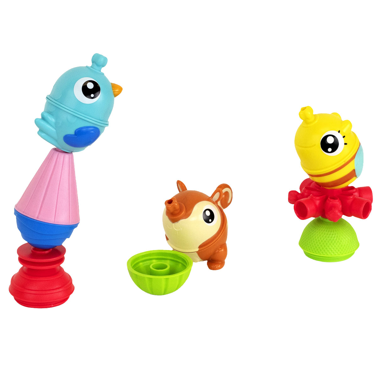 Lalaboom - Educatieve kralen met 3 dieren, 21dlg.