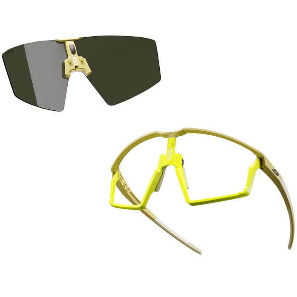 Lunette vélo JULBO EDGE MAT LIGHT BROWN/FLUO YELLOW