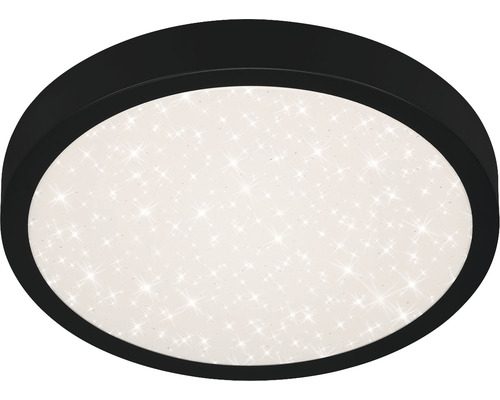 LED plafondlamp 18W 2000 lm 4000K Ø 28 cm Runa zwart + sterrenhemel