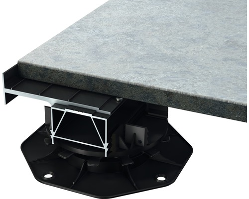 Terrassteun montagebevestiging S-Fix Set = 50 stuks incl. zelfborende schroeven voor UK Big- / Twixt-Isostep-Clip