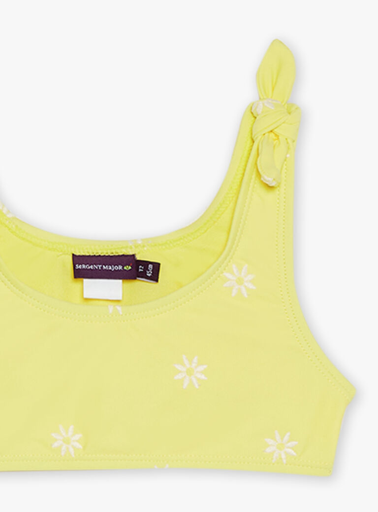 Maillot de bain 2 pièces jaune citron