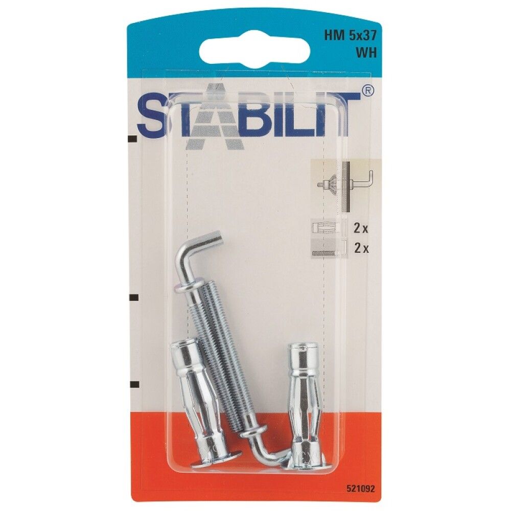 GIPSANKER STABILIT HM WH MED KROK 5X37MM 2-PK