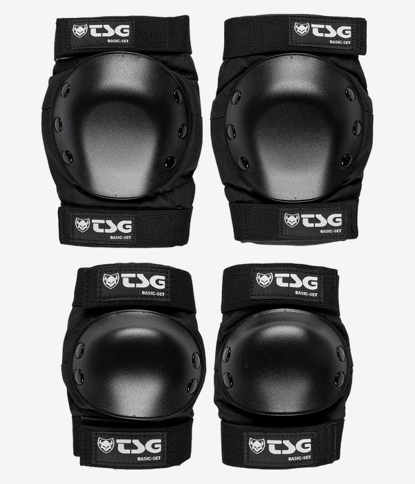 TSG Plain Schützer-Set (black)