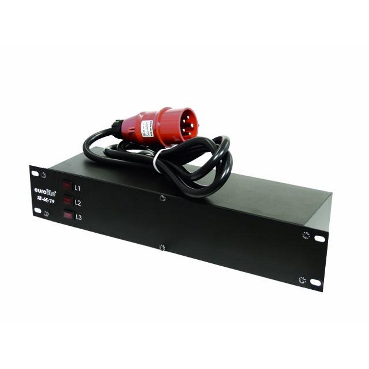 Eurolite SB-65 19 inch 16A CEE krachtstroom verdeler