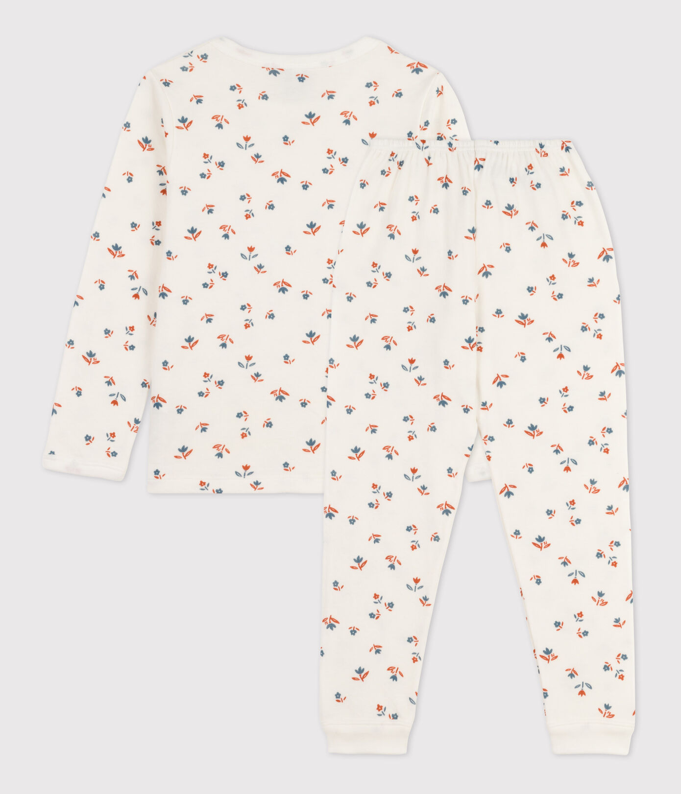 Pyjama fleur petite fille en tubique
