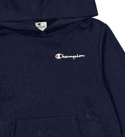 Champion Kapuzenpullover - Navy m. Logo