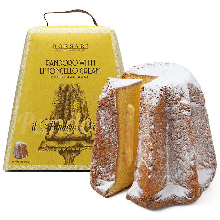 Pandoro à la crème de limoncello