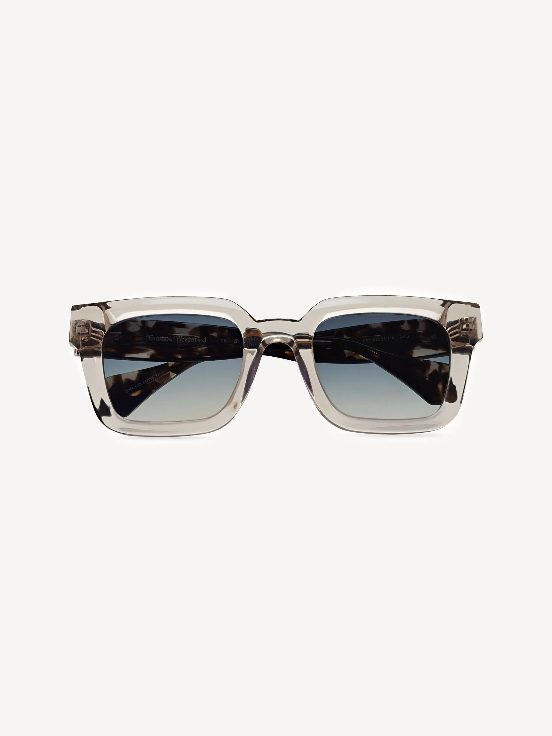 Bruin - Vivienne Westwood - Cary VW5026 zonnebril