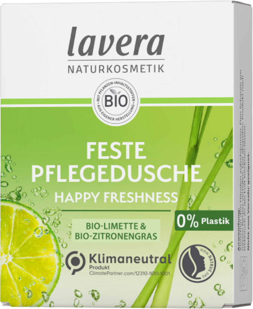 lavera  Feste Pflegedusche Happy Freshness, 50 g