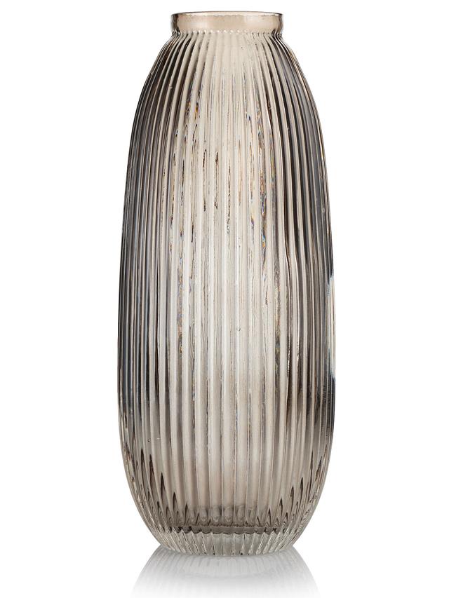 Glas-Vase MONTE mit einzigartigem Schliff, 31 cm