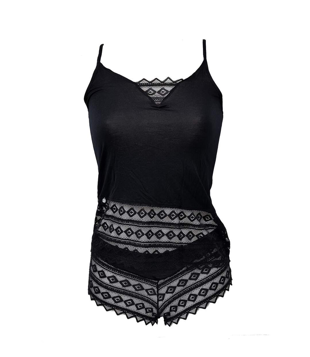 Pyjama Femme NO PUBLIK en Coton 2734 Noir