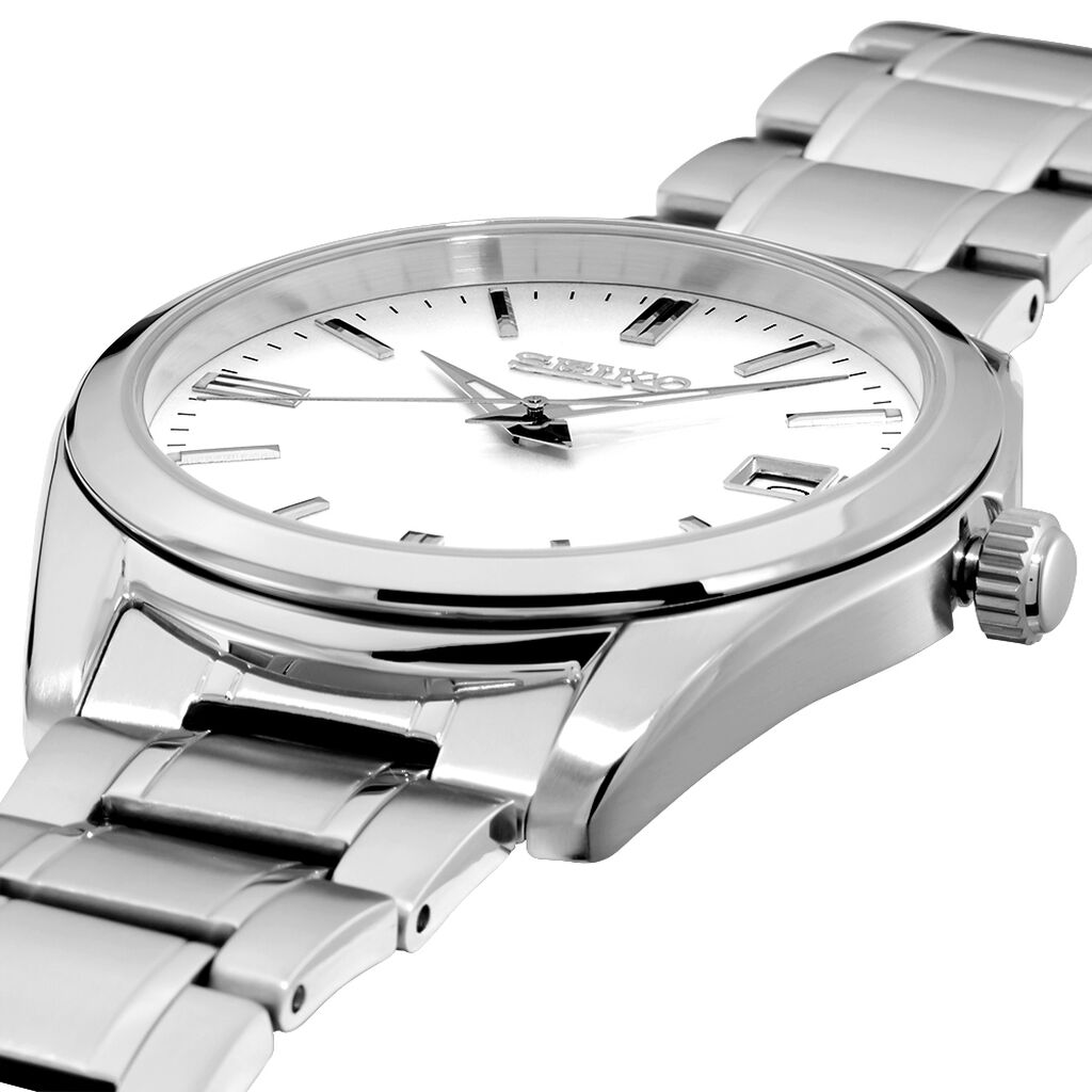 Montre Seiko Classique Blanc