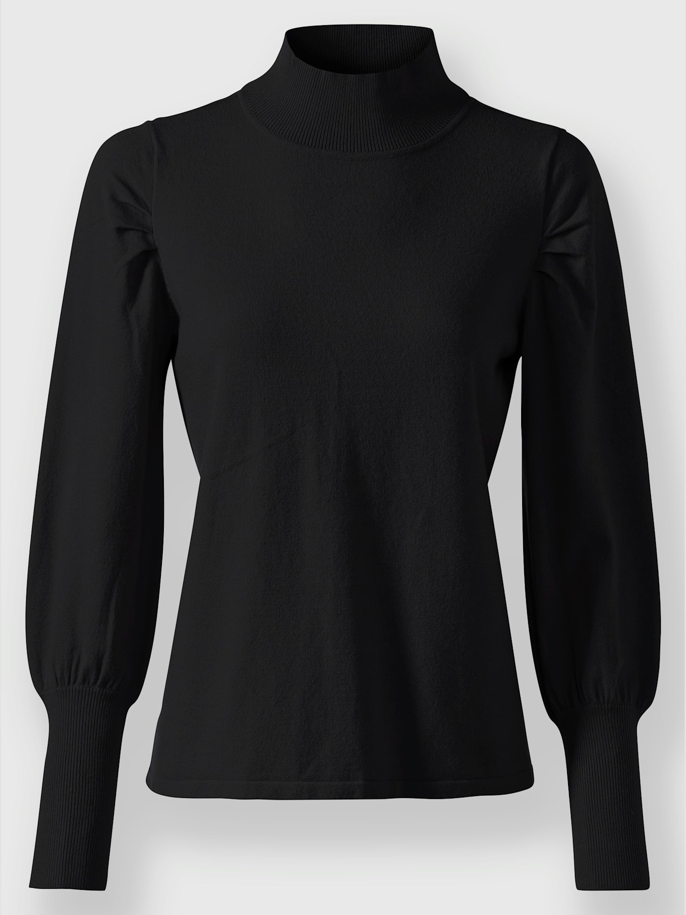 Pull col montant 50% viscose