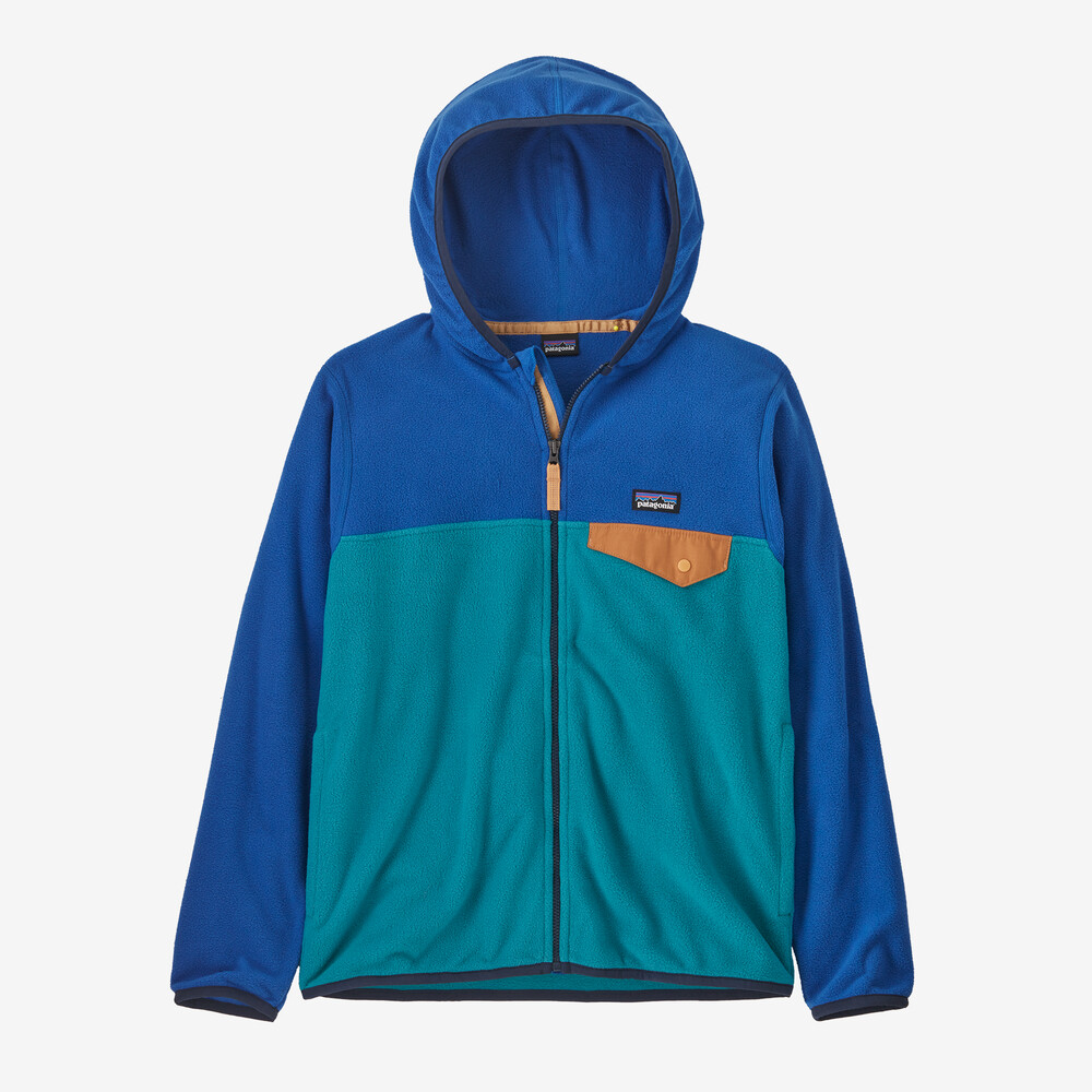 Kinder-Fleecejacke mit Mikro-D-Schnappverschluss
