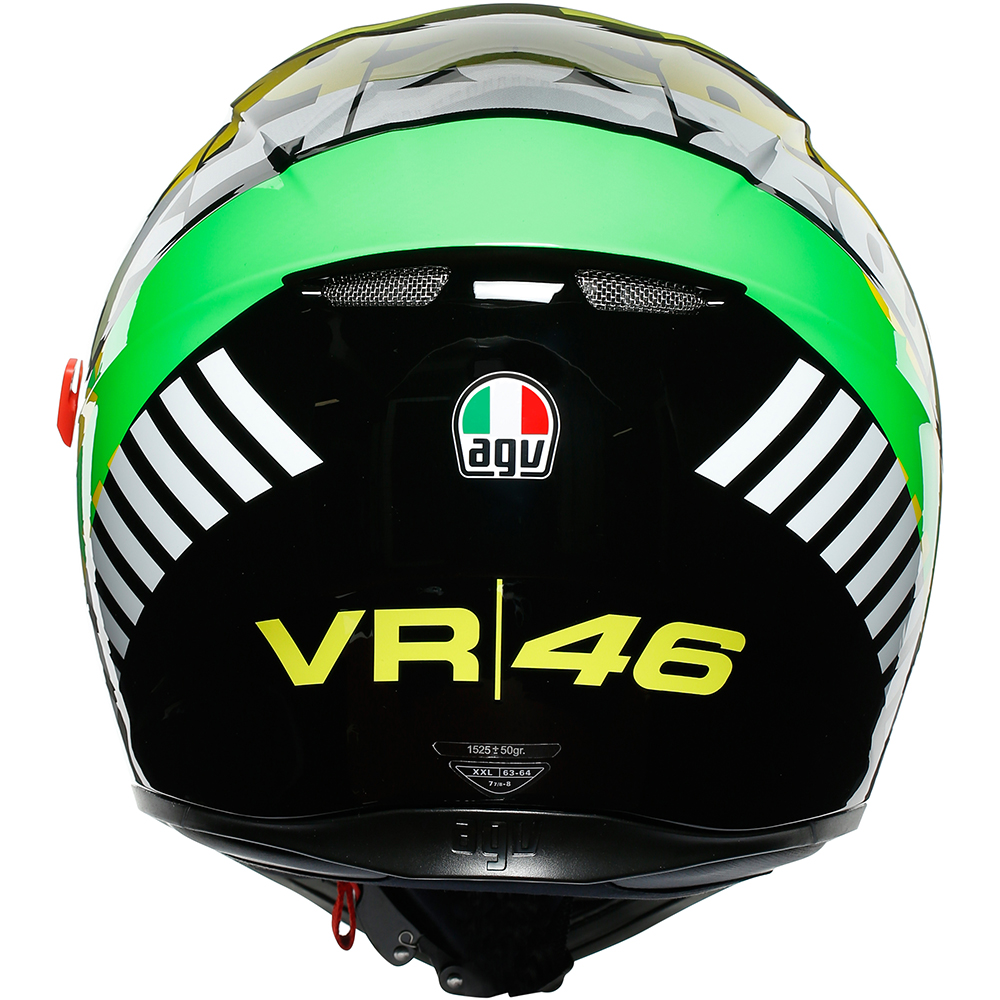 AGV - Casque K3 SV Tribe 46 Jaune / Noir / Vert