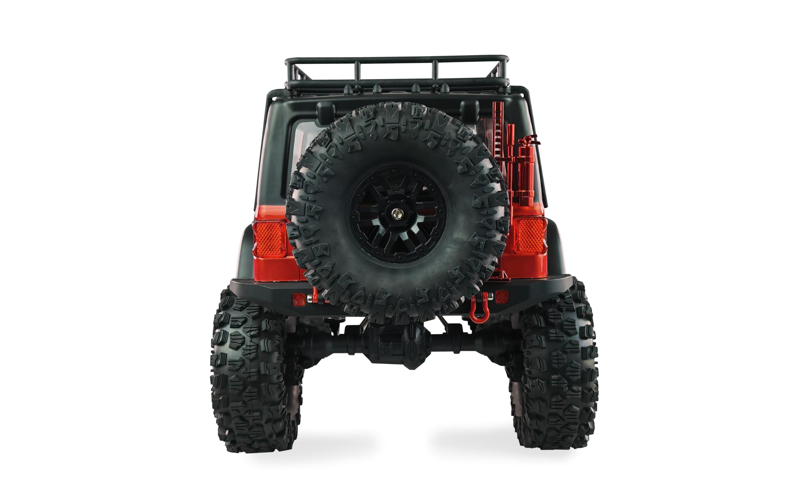 Scale Crawler AMXRock CT10 Crosstrail Rot, ARTR, 1:10<br>Rock Crawler mit Portalachsen, 2-Gang Getriebe und Differentialsperren
