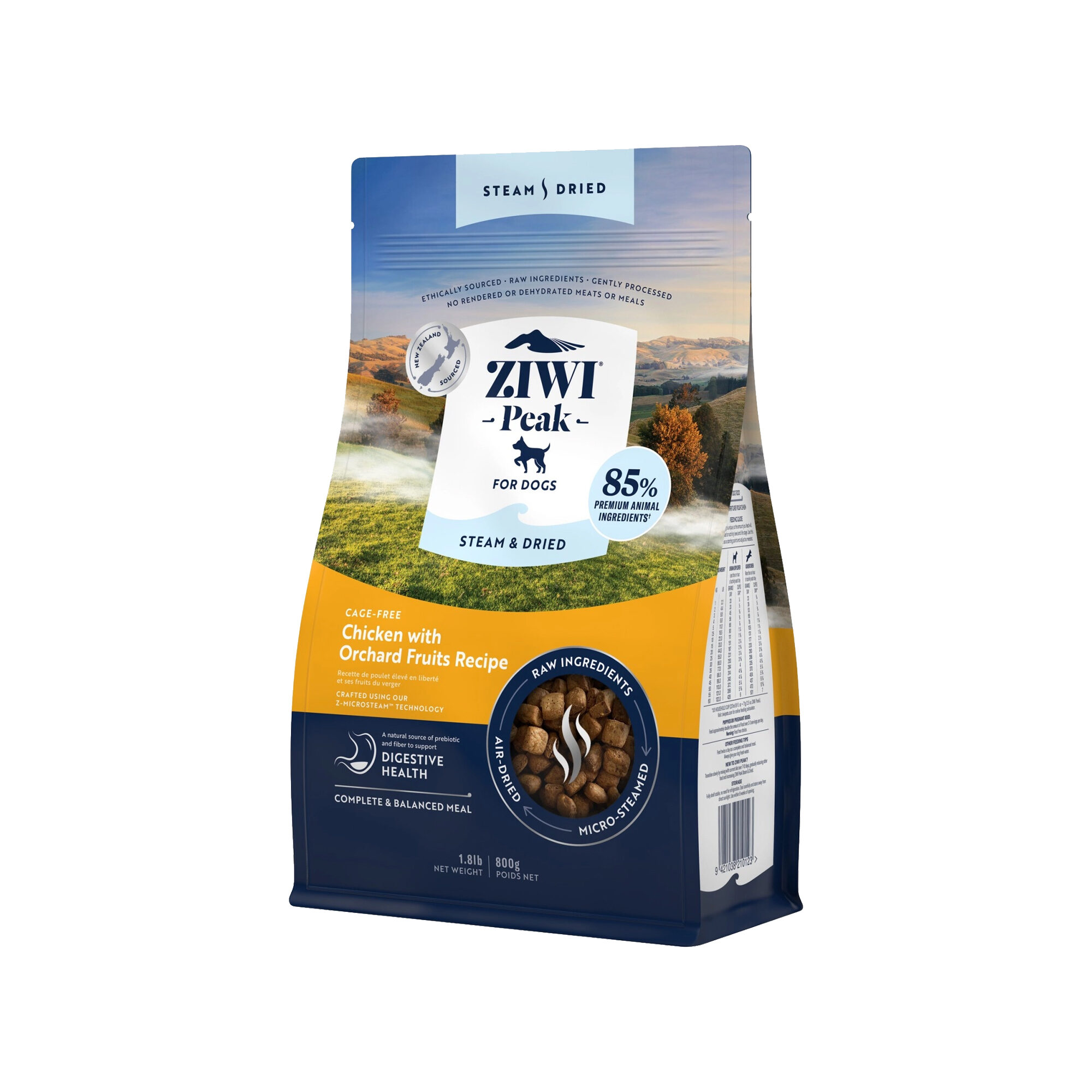 Ziwi Peak Steam & Dried hondenvoeding - Kip