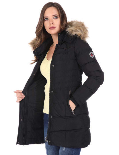 Women's Black Winter Coat