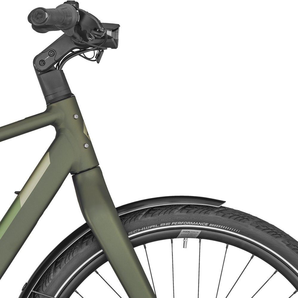 Bergamont E-Vitess Expert Gent Urban E-Bike Herren khaki green