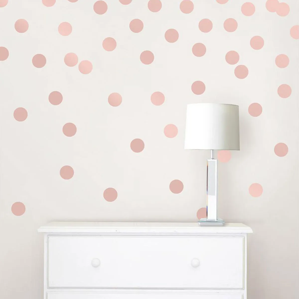 Wall Pops Autocollants Pois Rose