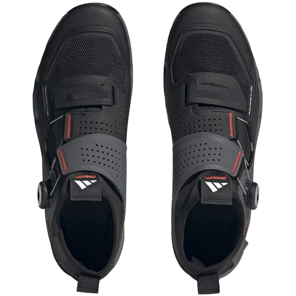 Chaussure VTT automatique FIVE TEN 5.10 TRAILCROSS PRO CLIP-IN GREY FIVE/CORE BLACK/RED