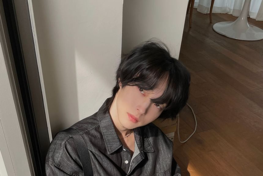SeoulPop - Losvallend denim overhemd met lange mouwen