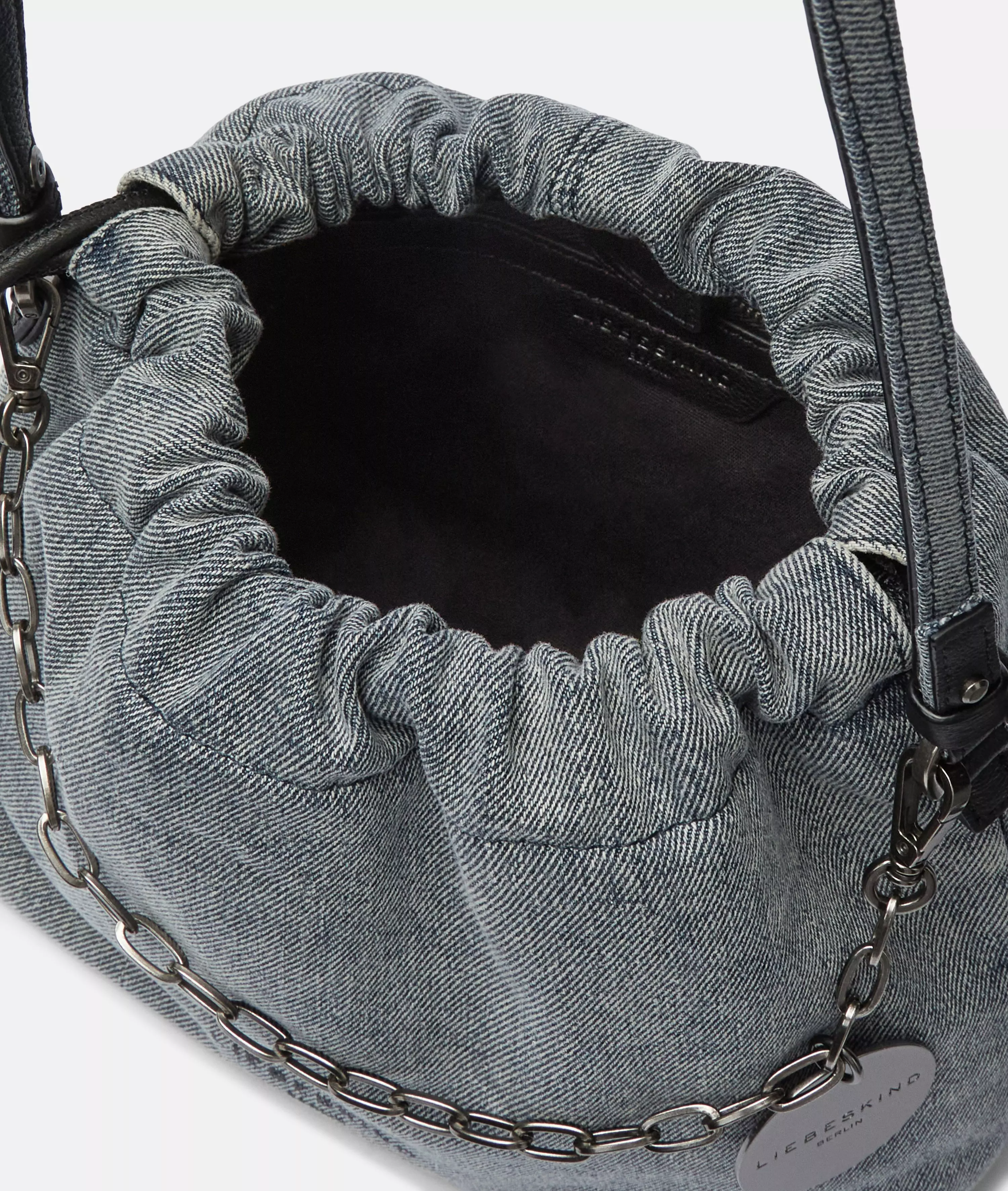 Denim Lya II Hobo S Handy pouch bag made from denim