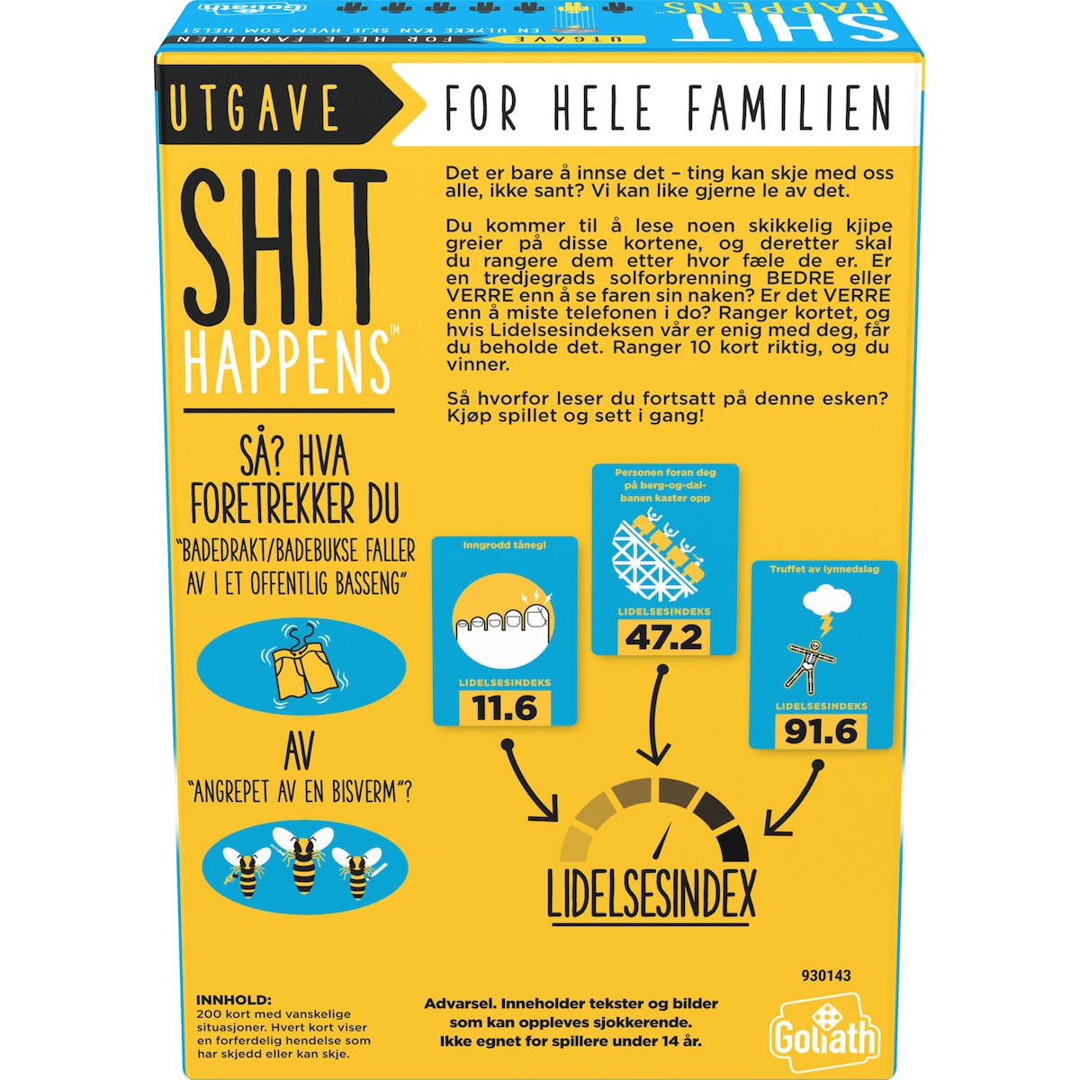 Play Shit Happens Family Edition brettspill