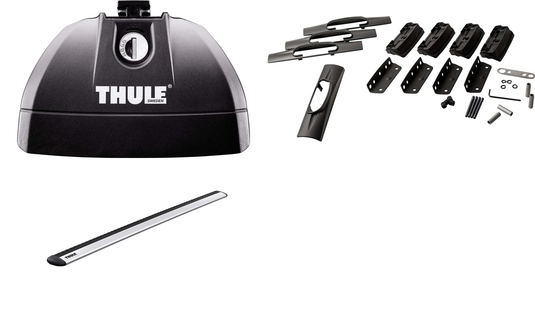 Tagbøjler, Thule WingBar EVO Grå