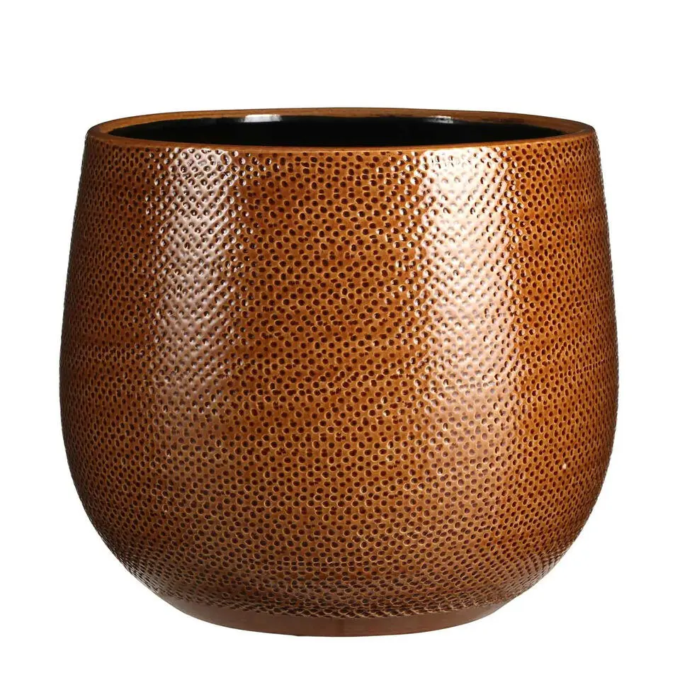 Mica Decorations Gabriel bloempot Oker