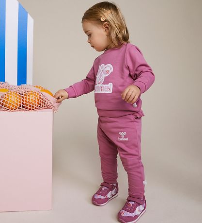 Hummel Jogginghosen - hmlVERINA - Heather Rose