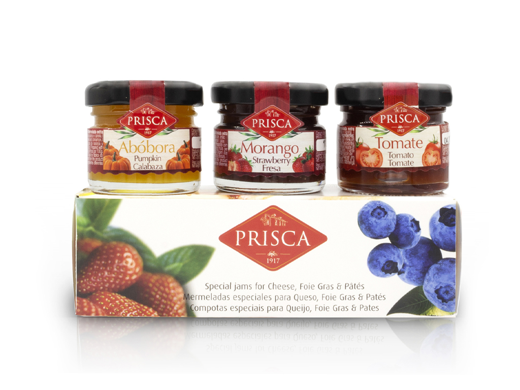 DOCE CASA DA PRISCA TOMATE ABÓBORA E MORANGO 3X30G