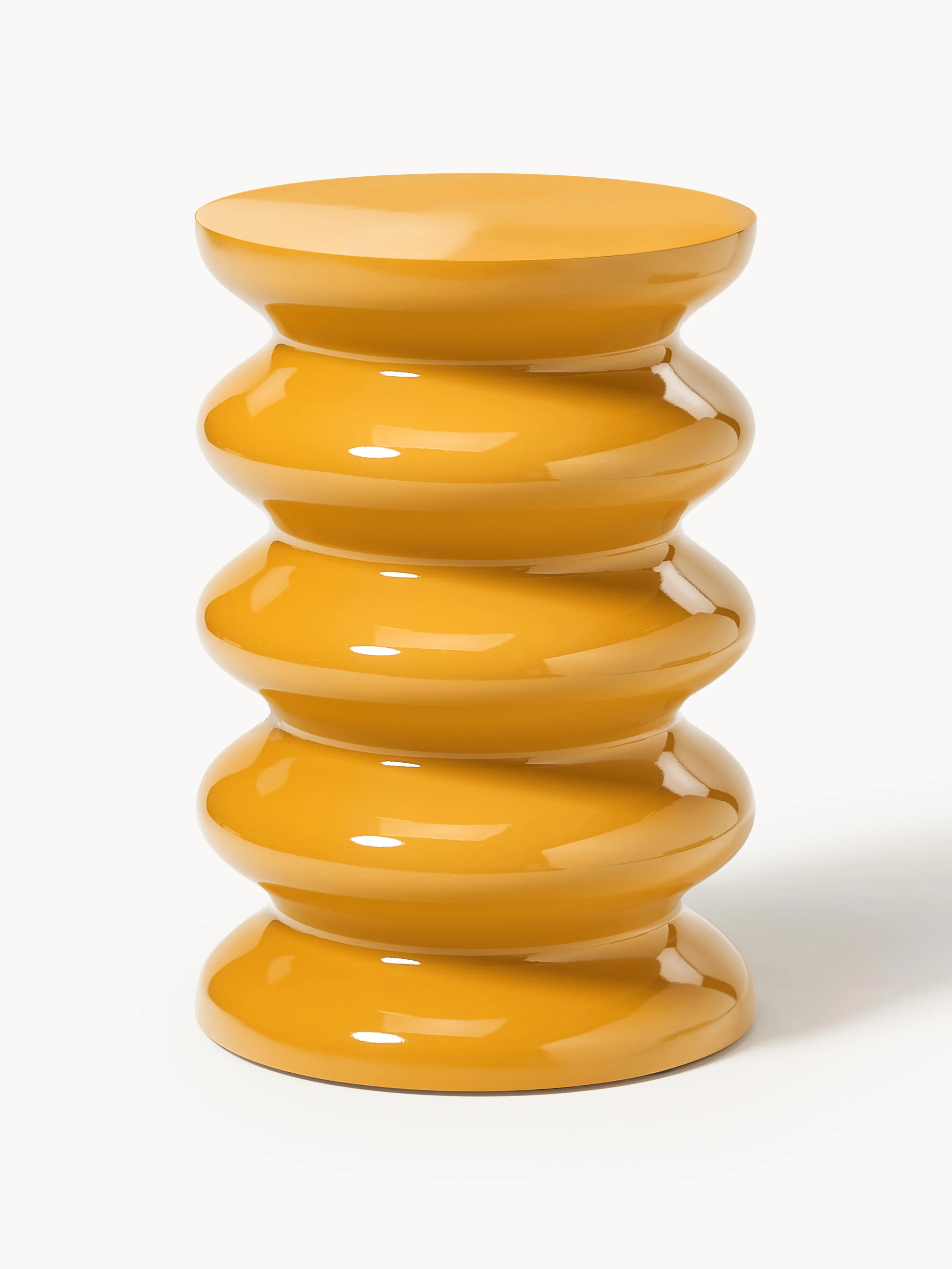 Ronde bijzettafel Illy YELLOW
