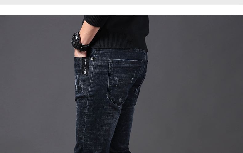 Nataro - Slim Fit Jeans met middelhoge taille