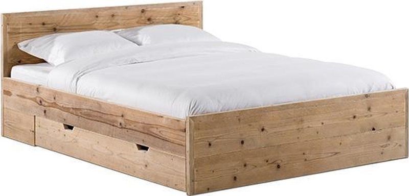 Steigerhouten Bed - 160 cm x 200 cm - Met Lade