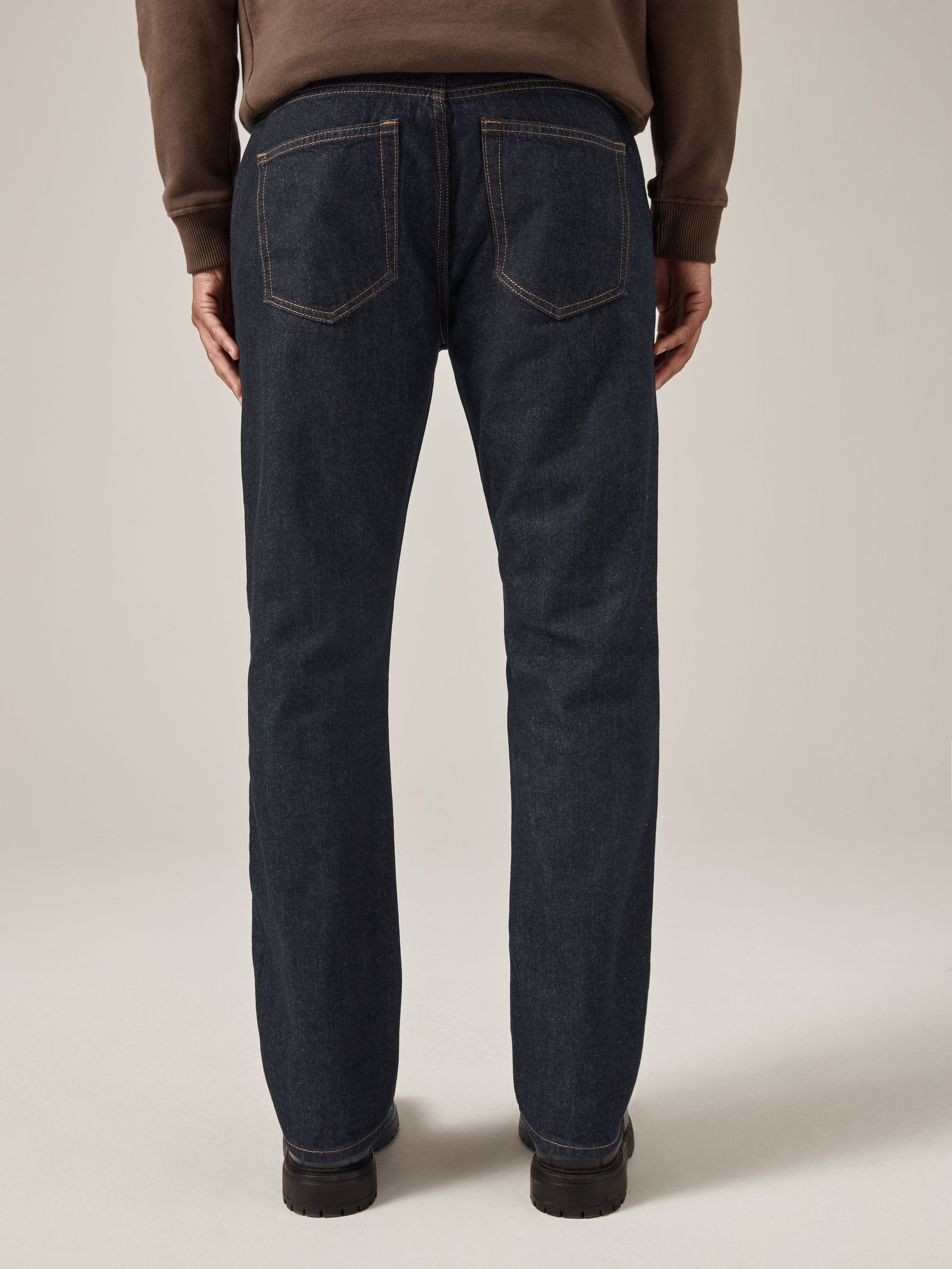 Donkerblauw - 100% katoenen authentic jeans