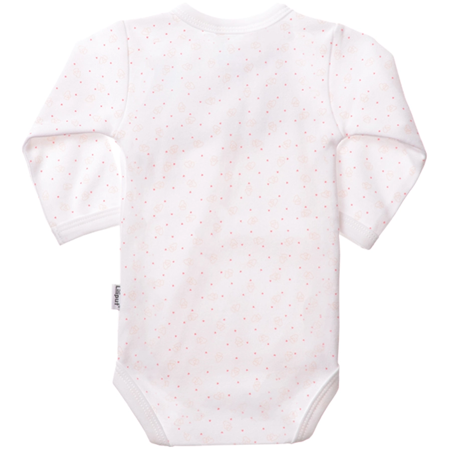 Liliput Baby-Body weiß mit Druck Herzen